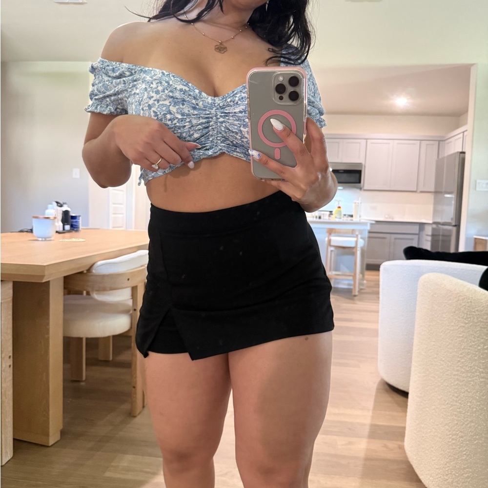 Black Mini Skort